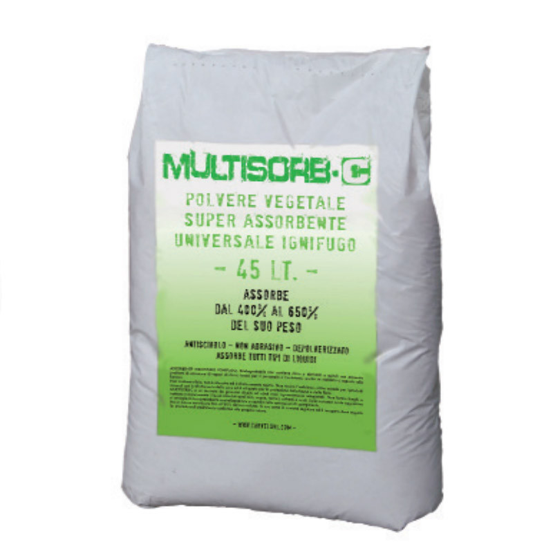 Multisorb-c in polvere ignifugata - sacco da kg 6
