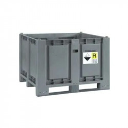 Contenitore batterie esauste con coperchio  - dim 1000x700x650h mm