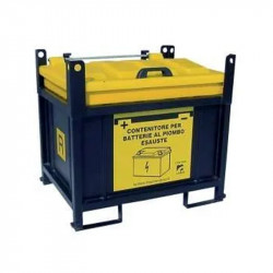 Contenitore batterie esauste - dim 920x710x840h mm - 250lt metallo