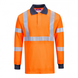 Polo ignifuga RIS Alta Visibilita' - Portwest FR76 OEKO-TEX