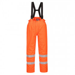 Portwest S781 - Portwest S780 - Pantaloni Ignifughi Antipioggia Foderati OEKO-TEX - multinorma Alta Visibilità
