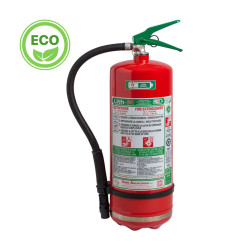 Estintore in Acciaio Inox per Batterie al Litio - Schiuma Senza Fluoro 6 Lt - 27A 233B 40F